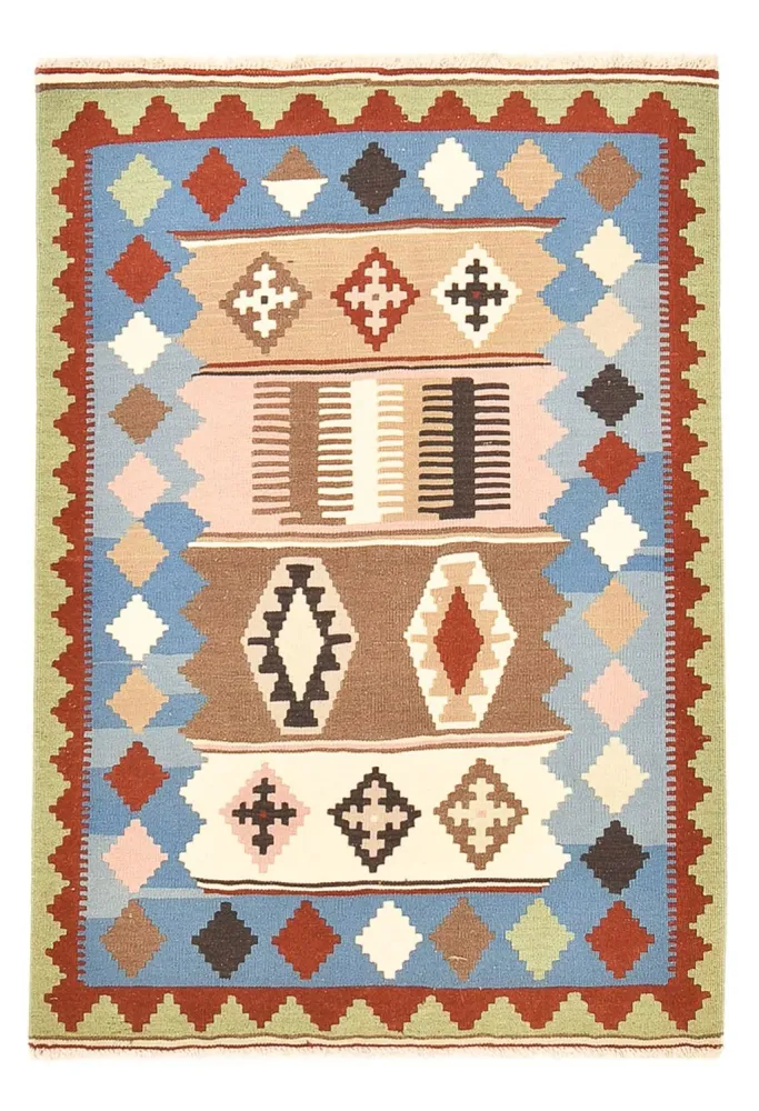Kelimteppe - Orientalsk - 144 x 102 cm - flerfarget
