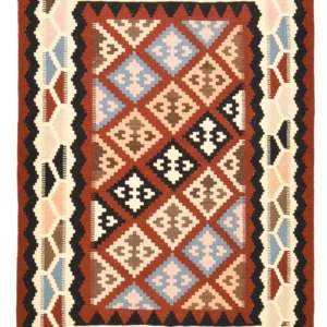 Kelimteppe - Orientalsk - 144 x 107 cm - flerfarget