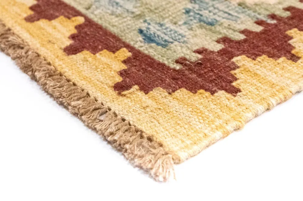 Kelimteppe - Orientalsk - 145 x 101 cm - oransje