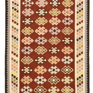 Kelimteppe - Orientalsk - 145 x 106 cm - flerfarget