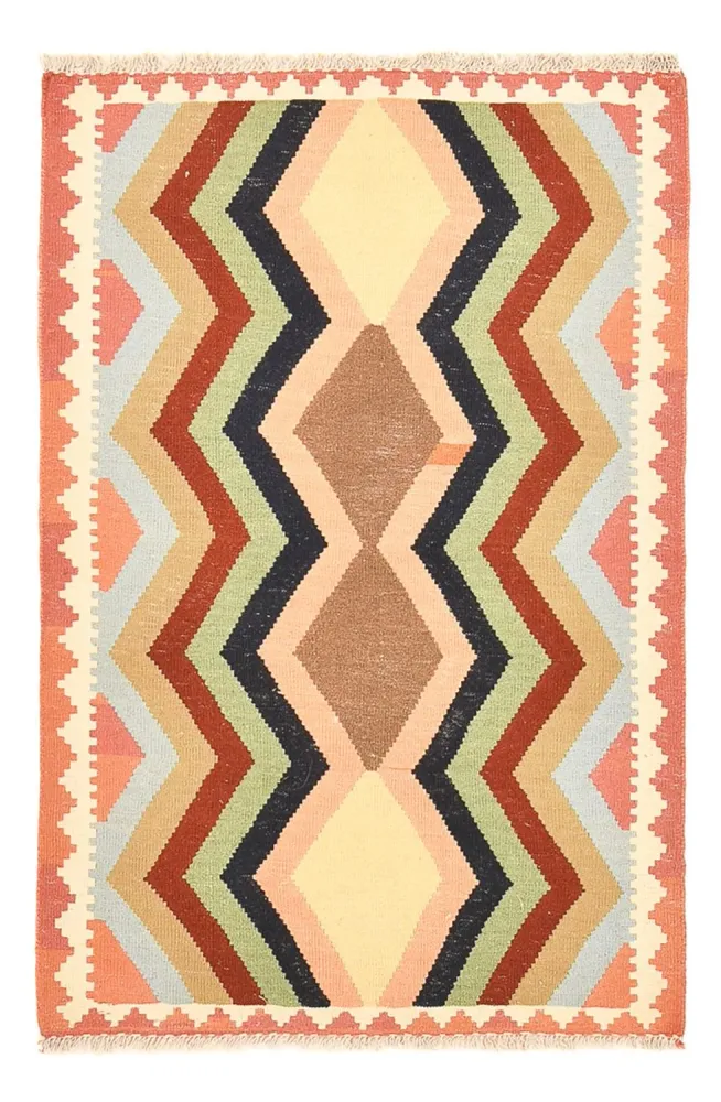 Kelimteppe - Orientalsk - 145 x 94 cm - flerfarget