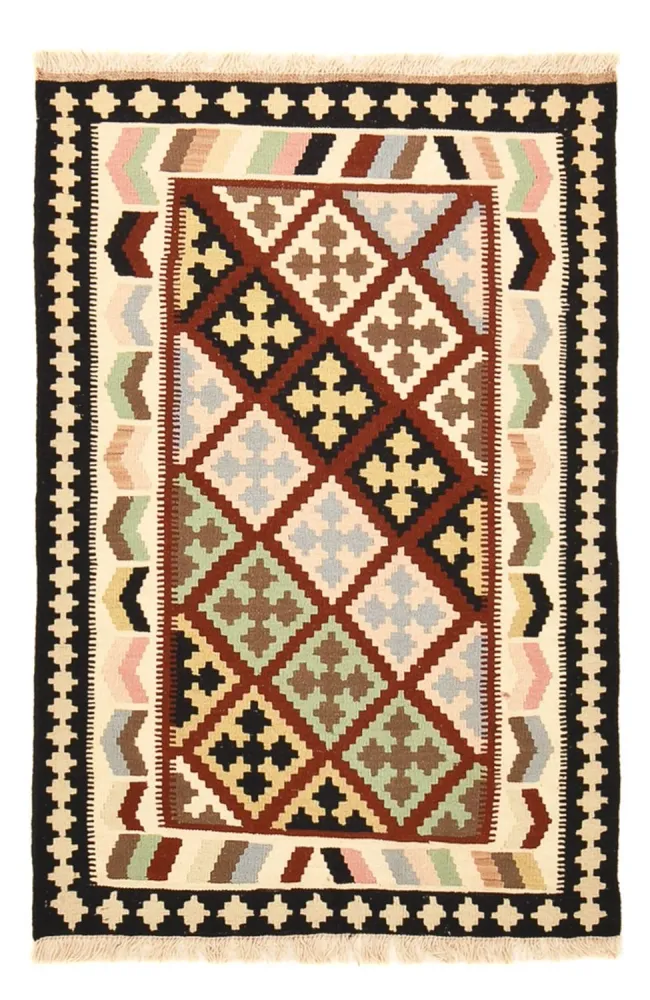 Kelimteppe - Orientalsk - 145 x 98 cm - flerfarget