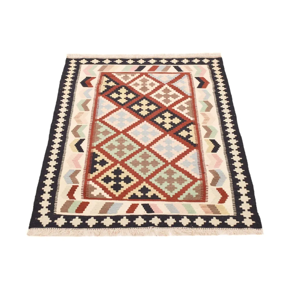 Kelimteppe - Orientalsk - 145 x 98 cm - flerfarget