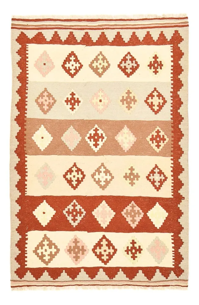 Kelimteppe - Orientalsk - 145 x 96 cm - flerfarget