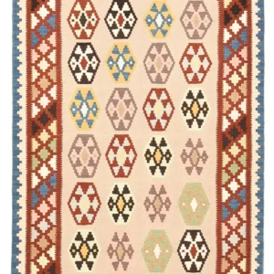 Kelimteppe - Orientalsk - 146 x 103 cm - flerfarget