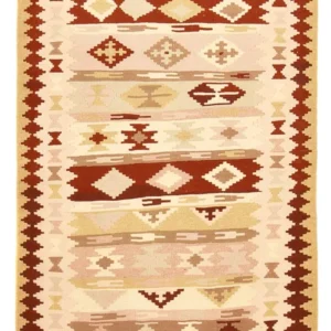 Kelimteppe - Orientalsk - 146 x 104 cm - flerfarget