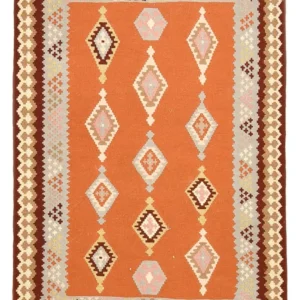 Kelimteppe - Orientalsk - 146 x 106 cm - flerfarget