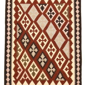 Kelimteppe - Orientalsk - 146 x 110 cm - flerfarget