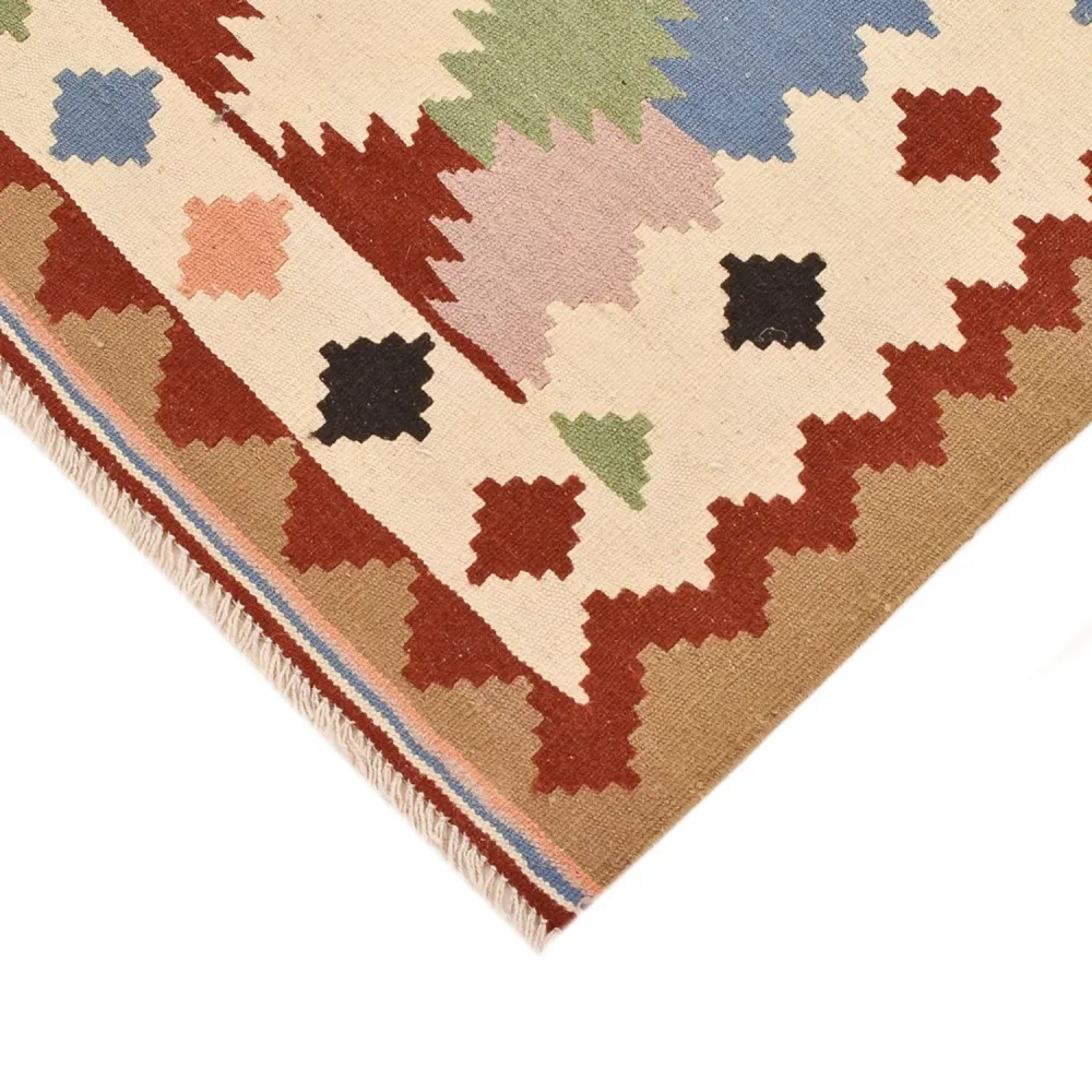 Kelimteppe - Orientalsk - 146 x 97 cm - flerfarget