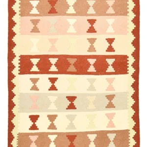 Kelimteppe - Orientalsk - 147 x 100 cm - flerfarget