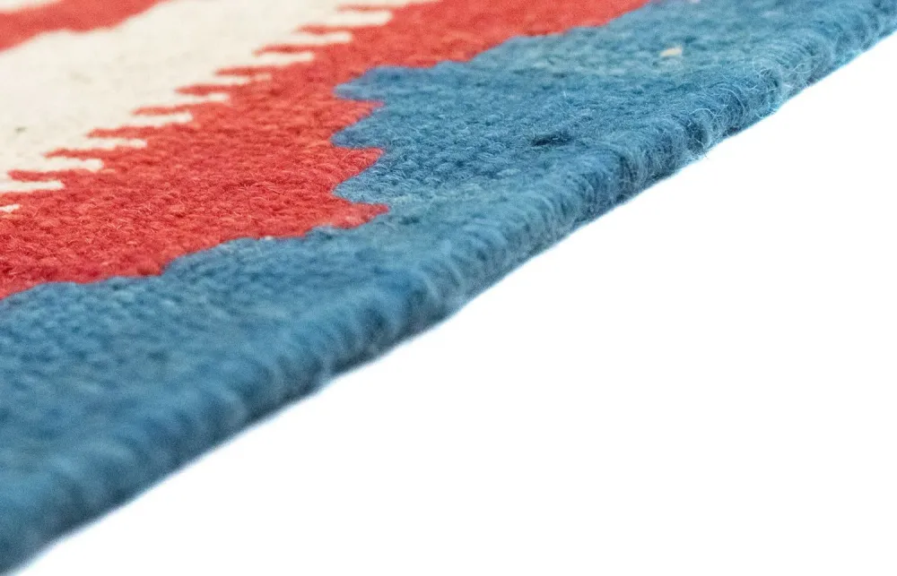 Kelimteppe - Orientalsk - 147 x 101 cm - oransje