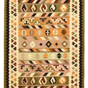 Kelimteppe - Orientalsk - 147 x 102 cm - flerfarget