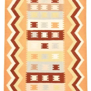 Kelimteppe - Orientalsk - 147 x 106 cm - flerfarget