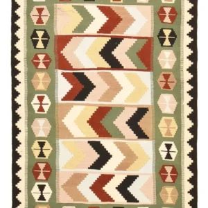 Kelimteppe - Orientalsk - 147 x 108 cm - flerfarget