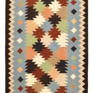 Kelimteppe - Orientalsk - 147 x 97 cm - flerfarget