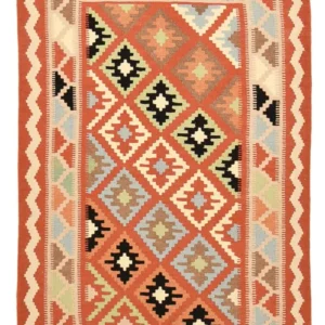 Kelimteppe - Orientalsk - 148 x 105 cm - flerfarget
