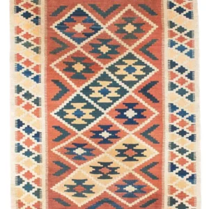 Kelimteppe - Orientalsk - 148 x 106 cm - brun