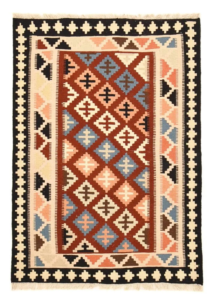 Kelimteppe - Orientalsk - 148 x 106 cm - flerfarget