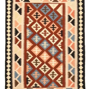 Kelimteppe - Orientalsk - 148 x 106 cm - flerfarget