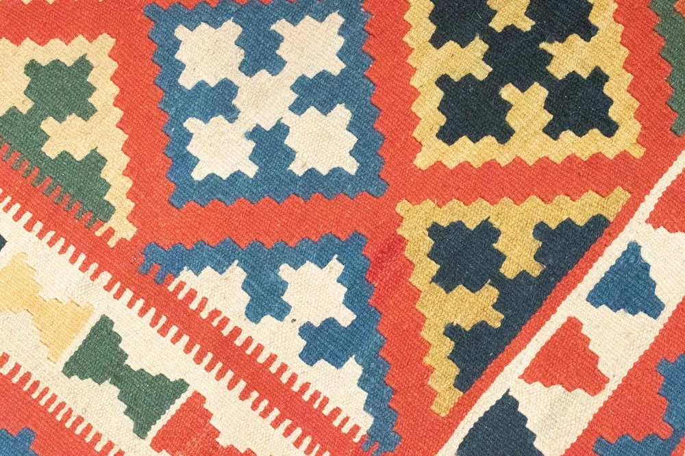 Kelimteppe - Orientalsk - 148 x 106 cm - oransje