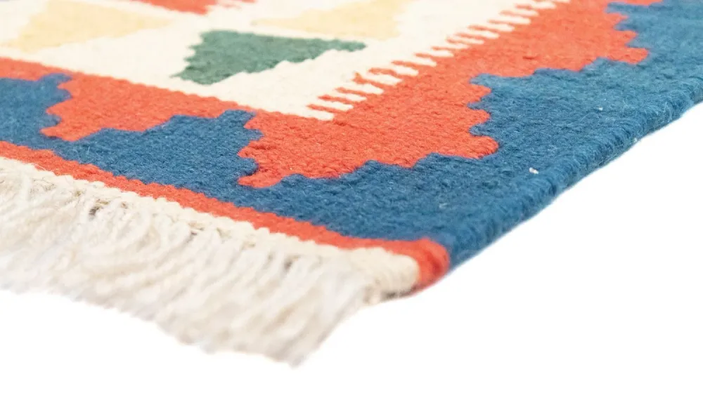 Kelimteppe - Orientalsk - 148 x 106 cm - oransje