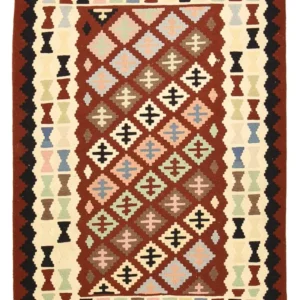Kelimteppe - Orientalsk - 148 x 110 cm - flerfarget