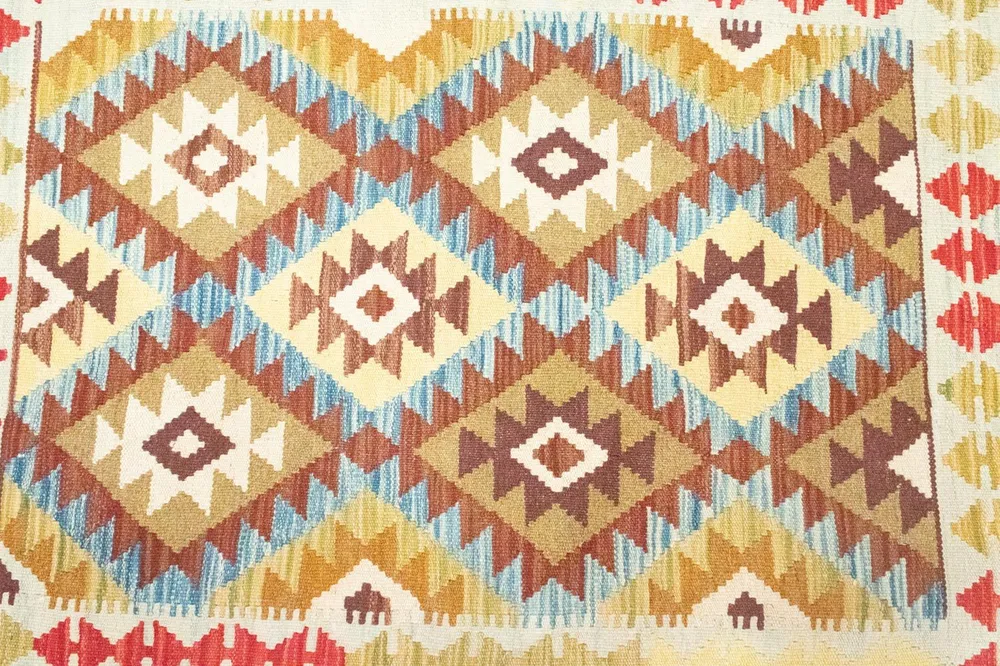 Kelimteppe - Orientalsk - 149 x 103 cm - beige