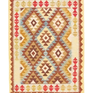 Kelimteppe - Orientalsk - 149 x 103 cm - beige