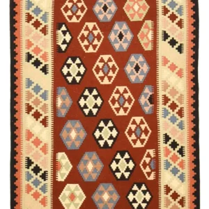 Kelimteppe - Orientalsk - 149 x 103 cm - flerfarget