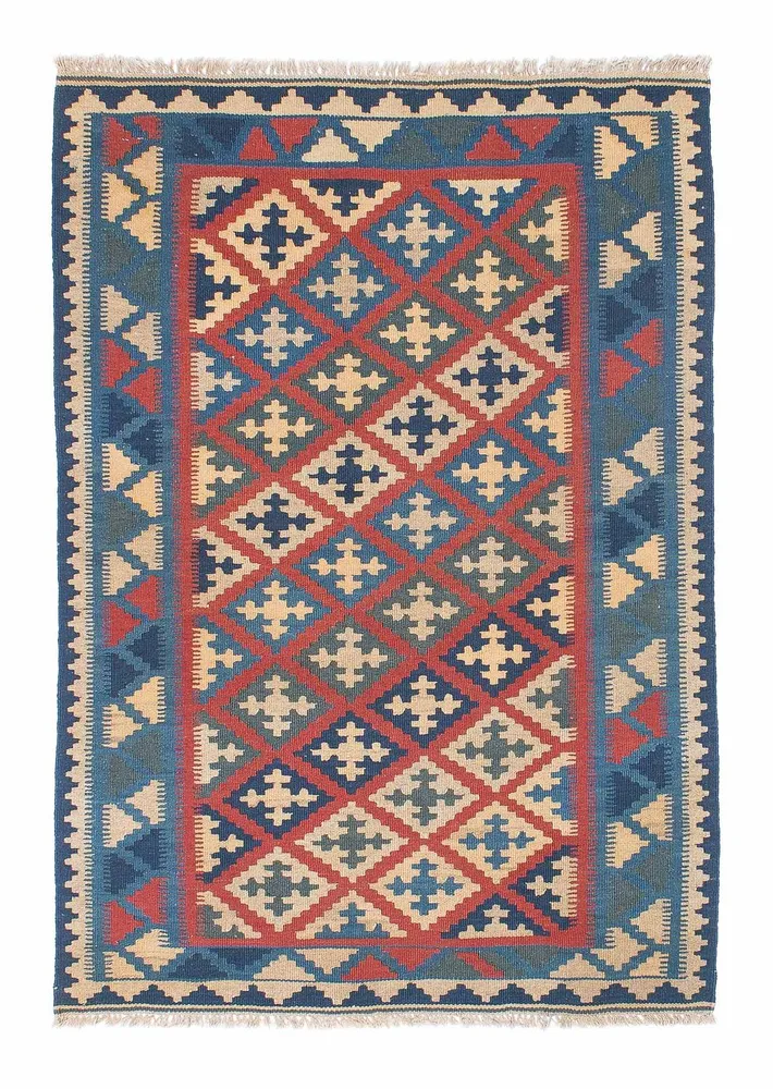 Kelimteppe - Orientalsk - 150 x 102 cm - flerfarget
