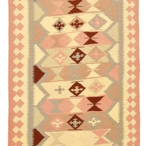 Kelimteppe - Orientalsk - 150 x 105 cm - beige