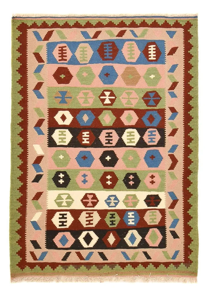 Kelimteppe - Orientalsk - 150 x 107 cm - flerfarget