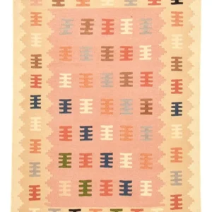 Kelimteppe - Orientalsk - 150 x 94 cm - flerfarget