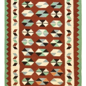 Kelimteppe - Orientalsk - 151 x 100 cm - flerfarget