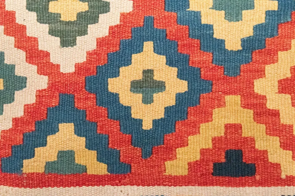 Kelimteppe - Orientalsk - 151 x 102 cm - blå