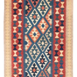 Kelimteppe - Orientalsk - 152 x 100 cm - blå