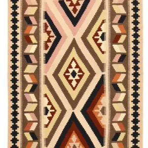Kelimteppe - Orientalsk - 152 x 100 cm - flerfarget