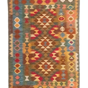 Kelimteppe - Orientalsk - 152 x 102 cm - flerfarget