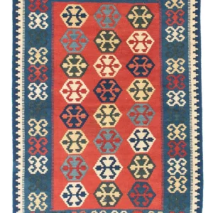 Kelimteppe - Orientalsk - 152 x 106 cm - rød