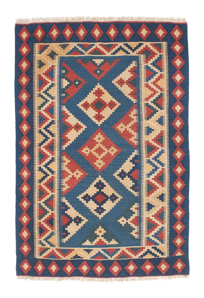 Kelimteppe - Orientalsk - 152 x 106 cm - flerfarget