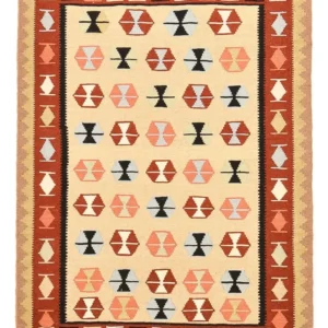 Kelimteppe - Orientalsk - 152 x 107 cm - flerfarget