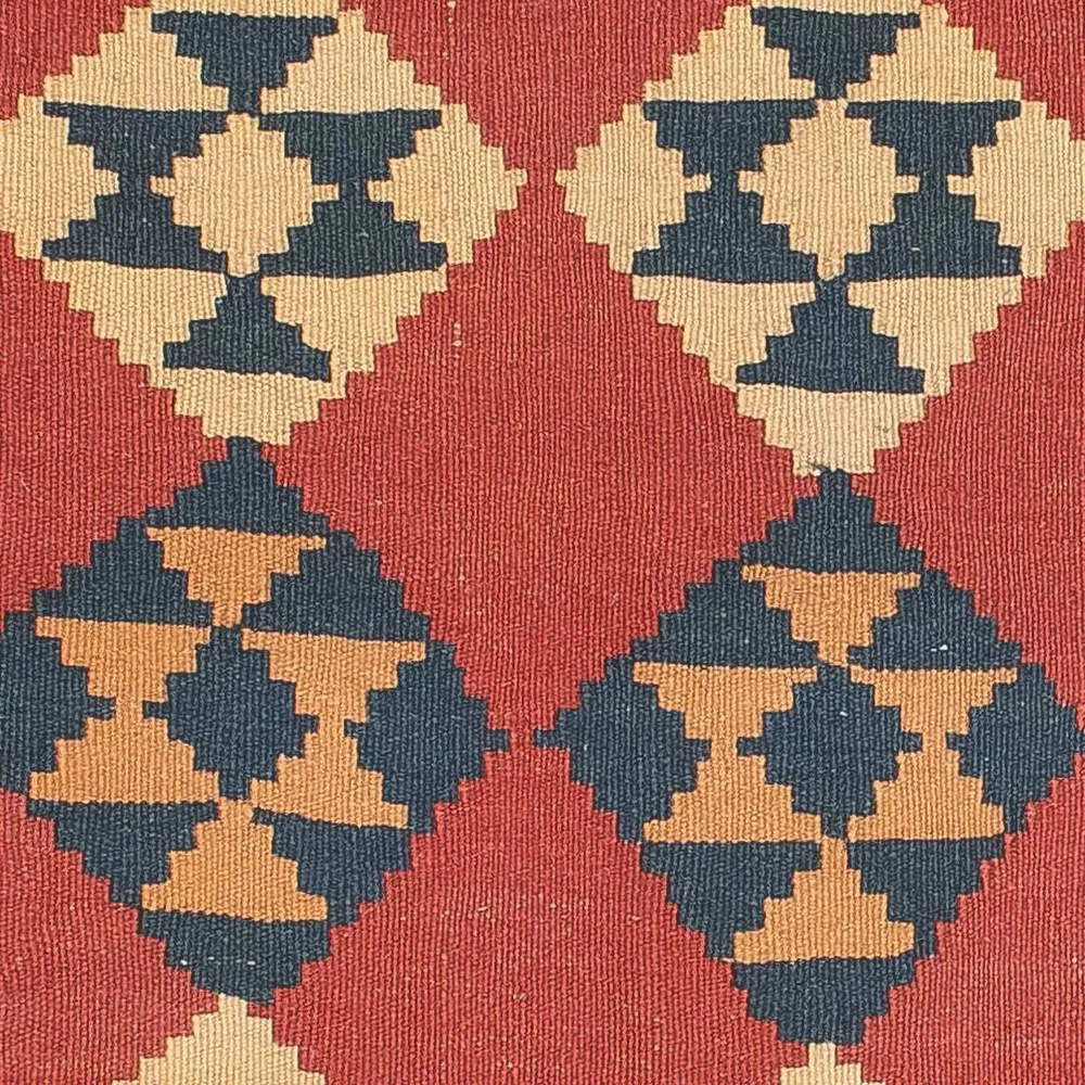 Kelimteppe - Orientalsk - 152 x 87 cm - mørk rød