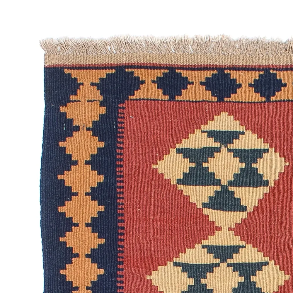 Kelimteppe - Orientalsk - 152 x 87 cm - mørk rød