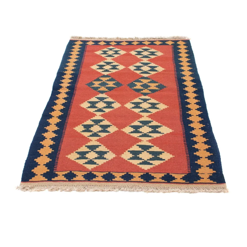 Kelimteppe - Orientalsk - 152 x 87 cm - mørk rød