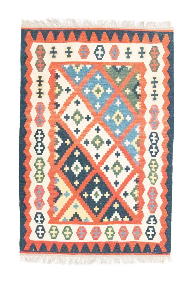 Kelimteppe - Orientalsk - 153 x 103 cm - beige