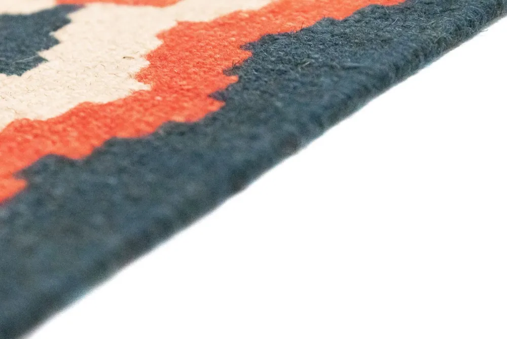 Kelimteppe - Orientalsk - 154 x 101 cm - oransje