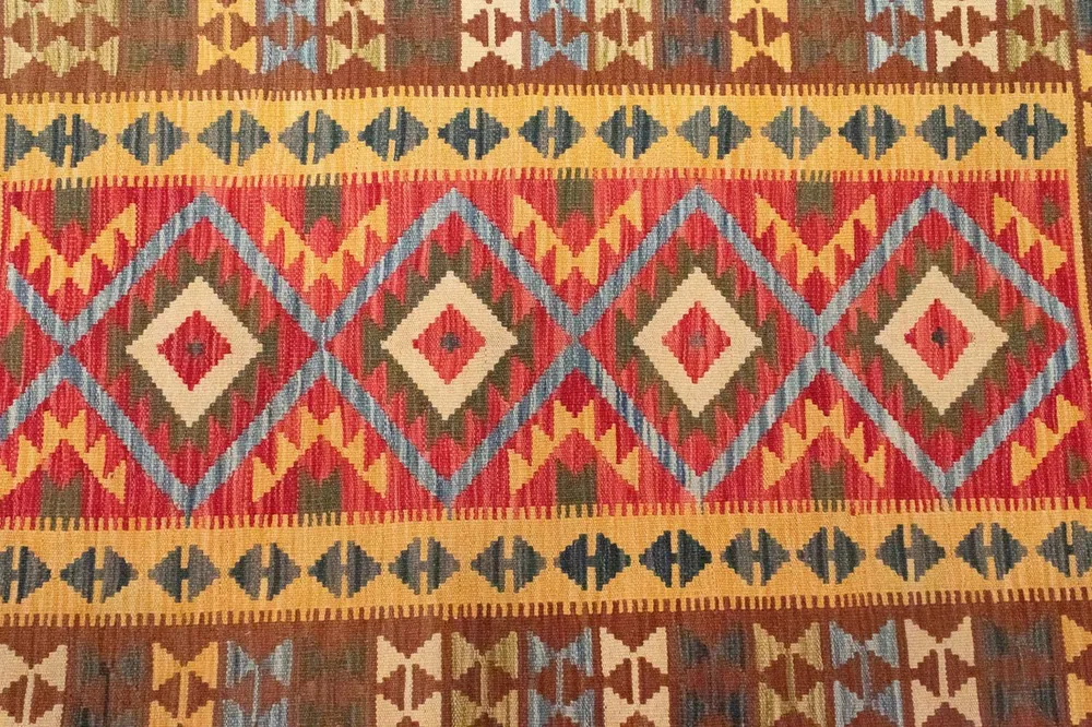 Kelimteppe - Orientalsk - 154 x 107 cm - grønn