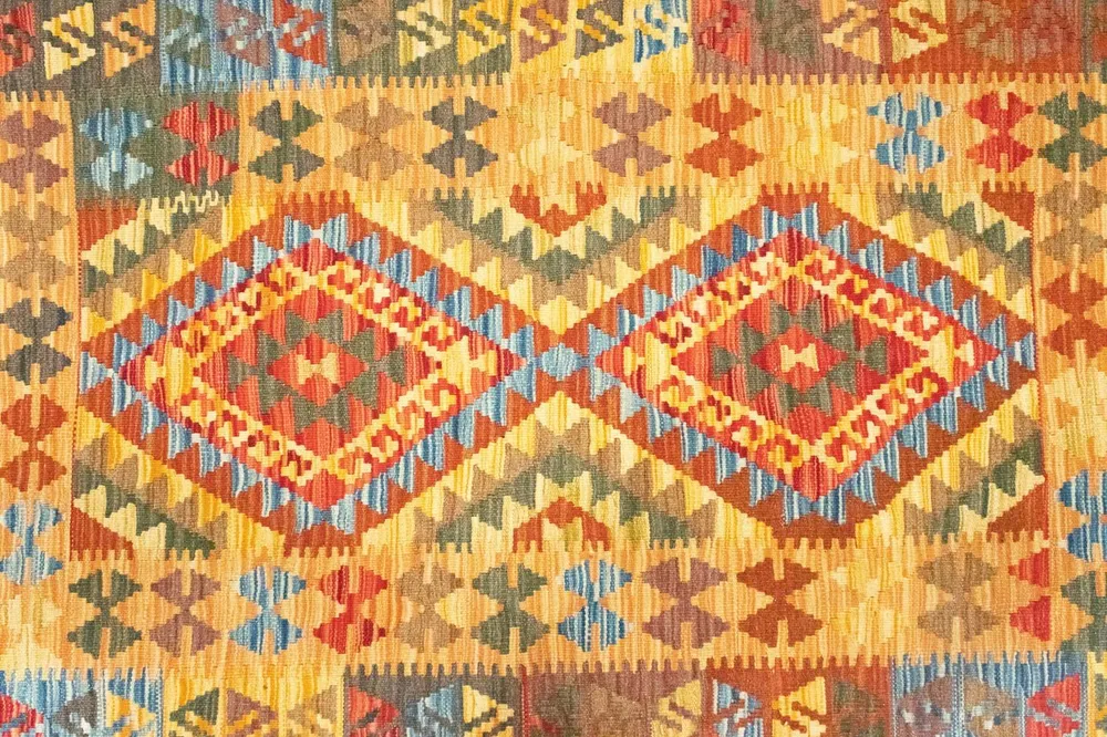 Kelimteppe - Orientalsk - 154 x 99 cm - flerfarget