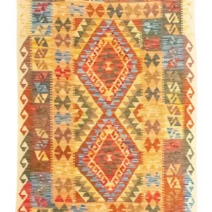 Kelimteppe - Orientalsk - 154 x 99 cm - flerfarget