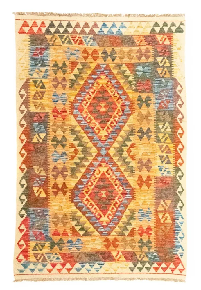 Kelimteppe - Orientalsk - 154 x 99 cm - flerfarget